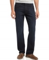 Make sure your wardrobe has this casual staple of classic-fit jeans from Izod.