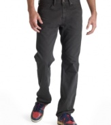Change your tone. These graphite-colored jeans from Levi's are a nice shift in perspective.