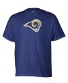 Earn your fan status and flaunt it proudly with the sleek athletic fit and bold logo design of this St. Louis Rams t shirt from Reebok. (Clearance)