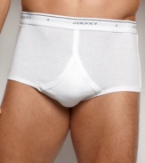 These classic full-rise briefs from Jockey keep you comfortable and collected all day long.