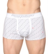 Strut your stuff at home with these cool print trunks from Diesel.