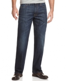 Your wardrobe workhorse. This medium-wash style from Lucky Brand Jeans is a foolproof foundation for all the looks you like. Your wardrobe workhorse. This medium-wash style from Lucky Brand Jeans is a foolproof foundation for all the looks you like.