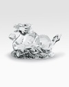 The dragon is the fifth animal of the 12-year cycle of the Chinese zodiac, representing honesty, sensitivity and bravery. This elegant keepsake piece reflects all of these traits in fine, handcrafted crystal. Full-led crystal5½W X 3¼HWipe cleanHandcrafted in France