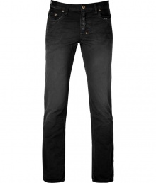 Detailed in a cool urbane black wash, Prps broken-in jeans guarantee an effortless edge to you outfit - Classic five-pocket style, button fly, button closure, belt loops, broken-in detailing throughout - Straight leg - Wear with favorite tees and fashion sneakers Detailed in a cool urbane black wash, Prps broken-in jeans guarantee an effortless edge to you outfit - Classic five-pocket style, button fly, button closure, belt loops, broken-in detailing throughout - Straight leg - Wear with favorite tees and fashion sneakers
