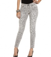 Talk a walk on the wild side in these leopard printed jeggings from Baby Phat! Pair with flats for a must-have daytime look.