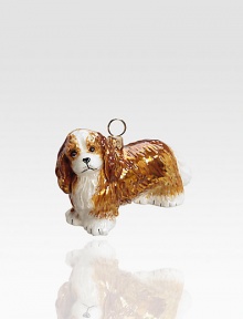 A celebration of Poland's time-honored glassmaking tradition, this charming pup sculpture in glass is lovingly crafted by skilled artisans. Handpainted glass Each ornament takes 7-10 days to complete Arrives in gift box ideal for giving or storing 1½W X 2H X 3D Handmade in Poland A celebration of Poland's time-honored glassmaking tradition, this charming pup sculpture in glass is lovingly crafted by skilled artisans. Handpainted glass Each ornament takes 7-10 days to complete Arrives in gift box ideal for giving or storing 1½W X 2H X 3D Handmade in Poland