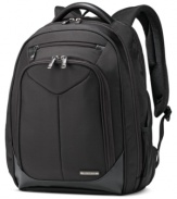 Pack light, fly right. A comfort design keeps all of your business essentials secure & ready-for-the-grabbing on your back. The innovative Perfect Fit™ System protects your laptop from the unexpected jumps and jolts of life on the go and also lets you glide straight through airline checkpoints without removing your laptop from your bag.