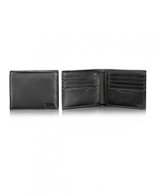 Soft, full-grain Napa leather brings a luxurious touch to your every day with this superior double bi-fold wallet from Tumi. Soft, full-grain Napa leather brings a luxurious touch to your every day with this superior double bi-fold wallet from Tumi.
