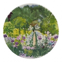 Paris a Giverny: Inspired by Monet's Impressionist art, each piece has a view into a lush and tranquil French garden. The lushness and color of the flora is depicted through an artist's eyes.