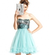 Get voted best dressed in this twirly confection of sequins and tulle -- a.k.a. the cutest party dress ever! From Speechless.