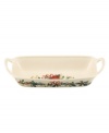 Perfect for sticky buns and Christmas stollen, the Winter Greetings bread basket from Lenox's collection of serveware and serving dishes combines everything that's most beautiful about the season in fine ivory porcelain. Qualifies for Rebate