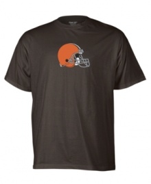 Earn your fan status and flaunt it proudly with the sleek athletic fit and bold logo design of this Cleveland Browns t shirt from Reebok. Earn your fan status and flaunt it proudly with the sleek athletic fit and bold logo design of this Cleveland Browns t shirt from Reebok.