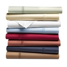Sumptuous to the touch and beautiful to the eye, Lauren Ralph Lauren's Carlisle sheets are accented with a triple Baratta stitch for everyday elegance. Sumptuous to the touch and beautiful to the eye, Lauren Ralph Lauren's Carlisle sheets are accented with a triple Baratta stitch for everyday elegance.