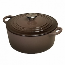 Plan for a large dinner party this beautifully constructed enameled cast iron French oven moves right from the stovetop to the tabletop for a gorgeous serving display. Plus, leftovers can go directly into the fridge without the need for another container. The unbeatable heat distribution and retention allows the natural flavors of food to surface for consistently delicious results. Plan for a large dinner party this beautifully constructed enameled cast iron French oven moves right from the stovetop to the tabletop for a gorgeous serving display. Plus, leftovers can go directly into the fridge without the need for another container. The unbeatable heat distribution and retention allows the natural flavors of food to surface for consistently delicious results.