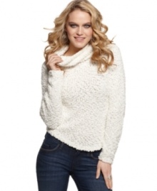 Jessica Simpson's Ziggy sparkle sweater bundles you up without the bulk. Pair it with your fave jeans for a classic fall look. Jessica Simpson's Ziggy sparkle sweater bundles you up without the bulk. Pair it with your fave jeans for a classic fall look.