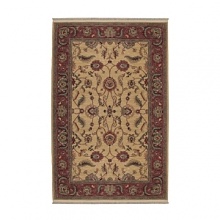 Infuse timeless elegance into your decor with this Karastan rug, boasting a finely-detailed classic floral pattern. The intricate border framing a luminous ground complements both traditional and casual interiors. Distinctive of all Ashara rugs is the intricate blend of woven shades to achieve the radiant arbrash effect of heirloom rugs.