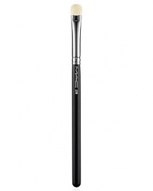 Soft and dense to shade or blend eye shadow or emollient-based products. This brush has a tapered, rounded edge with smooth, firm, fine fibers. It can be used to build intense colour on the eyelid. M.A.C professional brushes are hand-sculpted and assembled using the finest quality materials. They feature birch, linden and ramin wood handles, nickel-plated brass ferrules. Soft and dense to shade or blend eye shadow or emollient-based products. This brush has a tapered, rounded edge with smooth, firm, fine fibers. It can be used to build intense colour on the eyelid. M.A.C professional brushes are hand-sculpted and assembled using the finest quality materials. They feature birch, linden and ramin wood handles, nickel-plated brass ferrules.