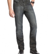 Cheer up your blues with these hip indigo wash jeans from Kenneth Cole Reaction.