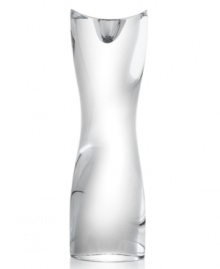 A work of tranquil elegance, River candlesticks from Nambe flow and catch the light like water in sumptuous clear crystal. A work of tranquil elegance, River candlesticks from Nambe flow and catch the light like water in sumptuous clear crystal.