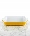Dishing it with the family. All the good stuff is served in this large French baking dish: lasagna sausages, salmon, moussaka and more. Foods brown and cook evenly with superb heat distribution and stay hot just in time for second helpings.
