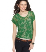 Be a lady in lace with this top from Eyeshadow -- and add super femme style to your day!