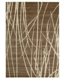 Blades of tall marsh grass sway in silhouette across a field of organic brown. Carefully woven using textured yarns combined with a distinct palette of rich, blended earth tones, this Calvin Klein makes modern design accessible to everyone. Blades of tall marsh grass sway in silhouette across a field of organic brown. Carefully woven using textured yarns combined with a distinct palette of rich, blended earth tones, this Calvin Klein makes modern design accessible to everyone.