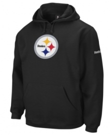 Take a page from your favorite team's playbook and toss on this Pittsburgh Steelers fleece sweatshirt when you're heading to the game. Take a page from your favorite team's playbook and toss on this Pittsburgh Steelers fleece sweatshirt when you're heading to the game.