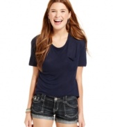 Rock colorful style this season with a top from Pink Rose that sports a totally bold zigzag print at the back!