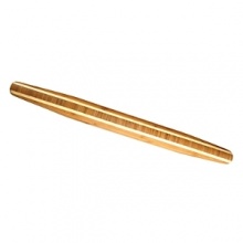 Totally Bamboo Bamboo Tapered Rolling Pin. This gorgeous rolling pin is designed for extensive kitchen use that is ideal for any kitchen or baking task. It is made with premium, hand selected bamboo that is not dyed or stained so the color is permanent and will not fade.