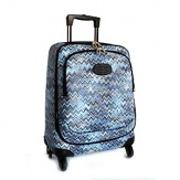 A gorgeous Missoni design adorns this high-performance spinner, perfect for 1-2 day trips.