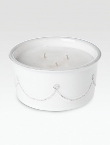 Perfect for outdoor entertaining, this three-wick soy wax candle is scented with a citrus citronella fragrance to keep pests at bay.Ceramic stonewareSoy wax24 oz. capacity3H X 6WDishwasher- & microwave-safeImported Perfect for outdoor entertaining, this three-wick soy wax candle is scented with a citrus citronella fragrance to keep pests at bay.Ceramic stonewareSoy wax24 oz. capacity3H X 6WDishwasher- & microwave-safeImported