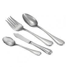 Reminiscent of the paths that stars trace across the sky, an ethereal ring and dots encircle every piece of Etoile flatware. Made of durable 18/10 stainless steel, Etoile offers a classic elegance that will set a beautiful table -- be it today or twenty years from now. Reminiscent of the paths that stars trace across the sky, an ethereal ring and dots encircle every piece of Etoile flatware. Made of durable 18/10 stainless steel, Etoile offers a classic elegance that will set a beautiful table -- be it today or twenty years from now.