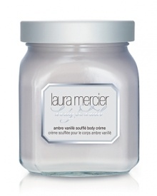Just as milk nourishes your body, the key ingredients in Laura Mercier's Soufflé Body Crème instantly nourish your skin. This silky smooth crème, with its lightly whipped feel and delicious Ambre Vanille scent, enriches the skin with much-deserved Vitamin A, C and E derivatives. Grape seed and rice bran oil condition the skin while vanilla extract and honey offer soothing benefits. Sweet almond and hydrolyzed rice proteins, along with pro-vitamin B-5, provide moisture balance and protection. For skin that deserves the ultimate luxury, indulge with this luscious Body Crème. Just as milk nourishes your body, the key ingredients in Laura Mercier's Soufflé Body Crème instantly nourish your skin. This silky smooth crème, with its lightly whipped feel and delicious Ambre Vanille scent, enriches the skin with much-deserved Vitamin A, C and E derivatives. Grape seed and rice bran oil condition the skin while vanilla extract and honey offer soothing benefits. Sweet almond and hydrolyzed rice proteins, along with pro-vitamin B-5, provide moisture balance and protection. For skin that deserves the ultimate luxury, indulge with this luscious Body Crème.