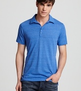 An essential polo for the modern man, featuring a bright dose of color for a solid on-trend look.