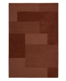 An abstract pattern makes a bold, modern statement upon this inviting Bowery area rug from Calvin Klein. Generously thick wool fibers are hand tufted in India for remarkable strength and detailed design. An abstract pattern makes a bold, modern statement upon this inviting Bowery area rug from Calvin Klein. Generously thick wool fibers are hand tufted in India for remarkable strength and detailed design.