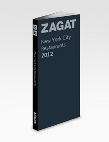 Zagat's #1 best-selling guide covers the best places to eat in New York City, including all five boroughs. Based on the opinions of 41,000 avid restaurant-goers, it is packed with ratings and reviews to over 2,100 places. With so many options to choose from, this guide makes it easy with indexes by cuisine, location and special features, such as Microbreweries, Noteworthy Newcomers, Commuter Oases and BYO.Soft leather cover352 pages4W X 8½LImported Zagat's #1 best-selling guide covers the best places to eat in New York City, including all five boroughs. Based on the opinions of 41,000 avid restaurant-goers, it is packed with ratings and reviews to over 2,100 places. With so many options to choose from, this guide makes it easy with indexes by cuisine, location and special features, such as Microbreweries, Noteworthy Newcomers, Commuter Oases and BYO.Soft leather cover352 pages4W X 8½LImported