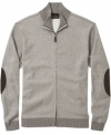 Add appeal to any outfit with this houndstooth cardigan from Tasso Elba.