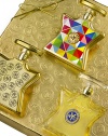 Fitted into a square gold-foil box, the Bond No. 9 signature coffret contains three of our most beloved top-sellers-the aforementioned Bond No. 9 Perfume, as well as Astor Place and Nuits de Noho. Their appeal is unabashedly to women who are romantically or seductively inclined-or both at once. 1.7 oz. each.