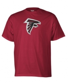 Earn your fan status and flaunt it proudly with the sleek athletic fit and bold logo design of this Atlanta Falcons t shirt from Reebok. Earn your fan status and flaunt it proudly with the sleek athletic fit and bold logo design of this Atlanta Falcons t shirt from Reebok.