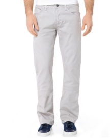 Summer style. These light-colored jeans from Buffalo David Bitton combine a slim fit with a boot cut for a slightly relaxed look. Summer style. These light-colored jeans from Buffalo David Bitton combine a slim fit with a boot cut for a slightly relaxed look.