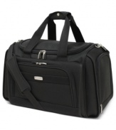 Ready yourself for whatever travels come your way with this versatile and incredibly durable duffel, which fits in your everyday & quick-getaway necessities with ease. Crafted from a tightly woven polyester, this bag features an ultra-lightweight honeycomb frame that lets you pack in more while weighing less.