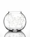 Utterly romantic, the Trousseau rose bowl from Martha Stewart Collection features a classic round shape and etched florals in clear glass. A gift the happy couple will truly cherish.