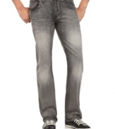 Gray matters. Take a break from the standard blues with these jeans from Marc Ecko Cut & Sew.