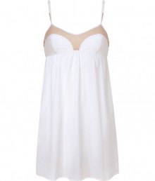 Whether youre looking to lounge in style or add some comfort to your evening look, this chic Philip Lim camisole slip top ups the style factor - V-neck, empire waist, contrasting color block detailing at bust and bodice, adjustable straps, back hook and eye closure - Pair with a kimono and cashmere pants for at-home style or skinny jeans, a shawl neck cardigan, and booties for off-duty cool