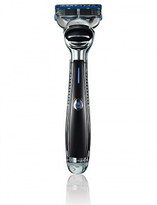 Smart Technology helps you ensure your blade is always sharp. Indicator light fades from vibrant blue to white with each razor use taking the guesswork out of changing your blade. Powered micro-pulses help achieve a closer and more comfortable shave. The follicles on your face react to the stimulus of vibration. The micro-pulses make the hair stand perpendicular to your face to help the razor shave more effectively.