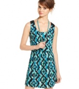 Go crazy for prints this season with a sweet day dress that thrives on bold, colorful graphics! From Belle Du Jour.