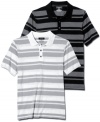Day to day. From casual Fridays to a bite after work, this striped shirt from Alfani fits in any day of the week. (Clearance)