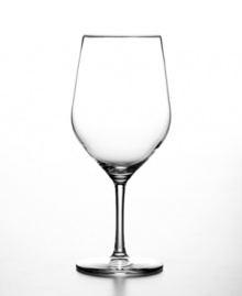With a sheer rim and shape designed to enhance Bordeaux wines, these luminous crystal wine glasses please aficionados but are also a beautiful addition to your table. Break-resistant design ensures you'll enjoy this set indefinitely. With a sheer rim and shape designed to enhance Bordeaux wines, these luminous crystal wine glasses please aficionados but are also a beautiful addition to your table. Break-resistant design ensures you'll enjoy this set indefinitely.