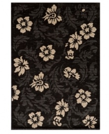 Elegant damask and pretty florals pair up on this stunning yet simple area rug from Momeni. Power-loomed from soft and durable polypropylene (perfect for those high-traffic areas in your home), this rug has a beautiful drop-stitch finish that adds exceptional depth and texture to the surface. Elegant damask and pretty florals pair up on this stunning yet simple area rug from Momeni. Power-loomed from soft and durable polypropylene (perfect for those high-traffic areas in your home), this rug has a beautiful drop-stitch finish that adds exceptional depth and texture to the surface.