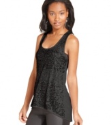 Whether layered with a blazer or worn alone, this sequined tank top from Eyeshadow totally spices-up your outfit.